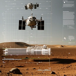 A Computer-generated Image Of A Space Shuttle Is Shown In A Diagram