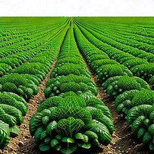 Agricultural Technology In Research Center With Large Field