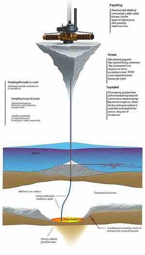A Large Iceberg Is Shown In A Diagram, With A Red Line Pointing To The Top Of The Iceberg