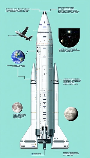 space shuttle shown diagram
