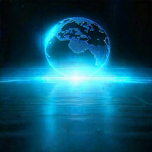 (digital:1.11) Transformation Visualization With Blue White