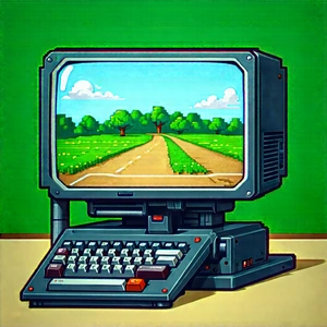 Educational Technology In Field Deployment With Computer Monitor