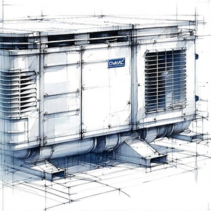 Close-up Of Cooling System With White Conditioning
