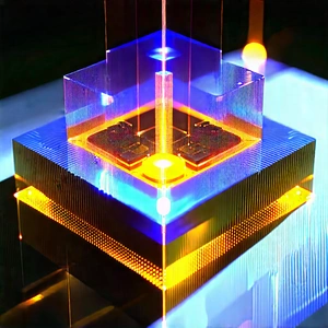 Quantum computer with holographic projection