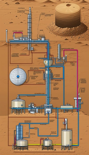 detailed diagram chemical plant