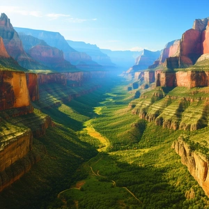 Nature Advertising Photography: Aerial View Of Canyon System With Breathtaking View