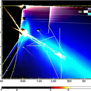 graphic representation light beam