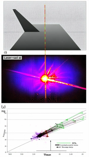 The Image Is A Graphic Representation Of A Laser Beam, Which Is Shown As A Red Line