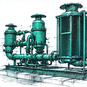 Close-up Of Cooling System With Image, There