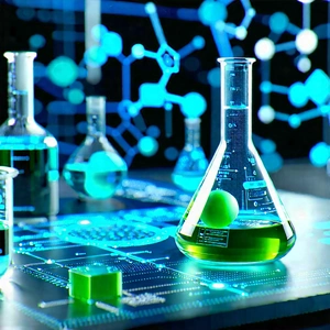 Educational Technology In (modern:1.48) Laboratory With Image, There