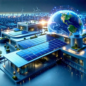 Tech Blender Artwork: Innovative Renewable Energy (design:1.4) With Image, There