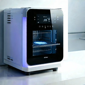 Innovative Smart Appliance (design:1.1) With Small, White