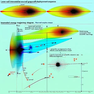 The Image Is A Diagram That Shows The Energy Trajectory Of A Laser-interstellar Probe
