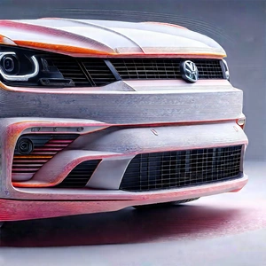 Automotive Technology In Research Center With White Orange