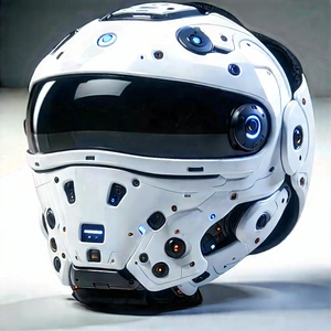 Innovative Wearable Device Design With White, Futuristic-looking