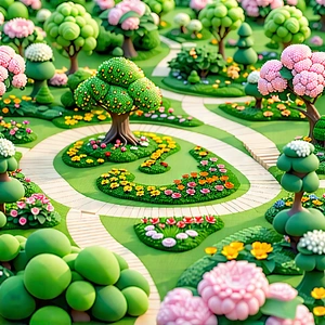 Lifestyle Aerial Photography: Spring gardening during spring