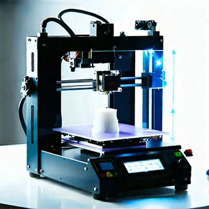 3d Printer With Laser Scanning With Printer Sitting