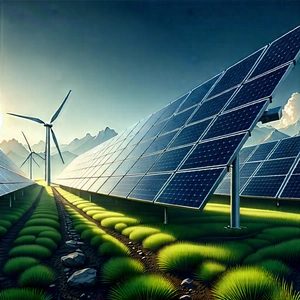 Innovative Renewable Energy Design With Image, There