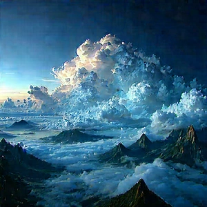(cloud:1.37) Computing Visualization With Painting Cloudy