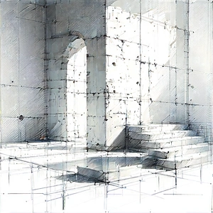 Abstract Pencil Sketch: (minimalist:1.32) Composition With Subtle Texture With Image, There