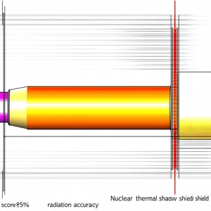 The Image Is A Graphic Representation Of A Nuclear Thermal Shield