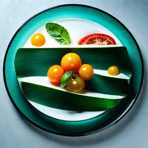 Lifestyle Professional Photography: Fresh Salad Prepared With Artistic Presentation With Plate Variety