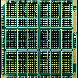 Close-up of sensor array