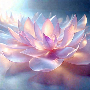 Abstract Flat Design: Translucent Harmony With Beautiful Pink
