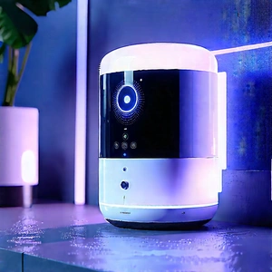 Smart Home (device:1.3) With User Interface With White Blue