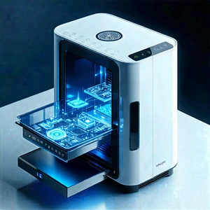 Tech Isometric Design: Innovative Smart Appliance Design With White Appliance