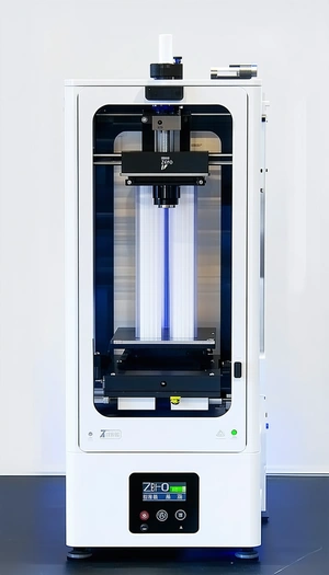 A White Machine Is Sitting On A White Counter