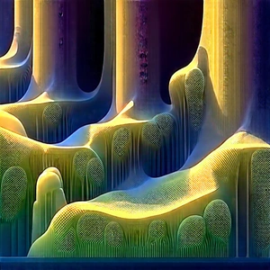 Abstract Digital Art: Abstract Interpretation Of Growth Patterns With Three-dimensional Representation