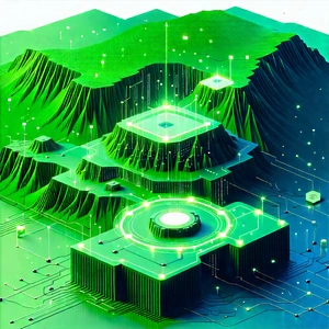 Blockchain Network Visualization With Computer-generated Drawing