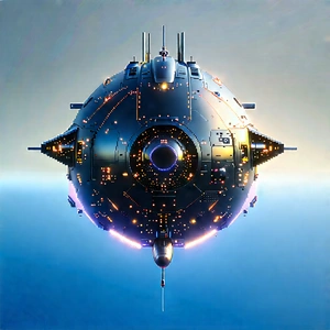 Aerospace Technology In (design:1.12) Studio With Futuristic Spacecraft