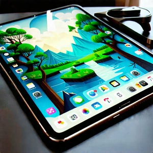 Tablet With User Interface With Large Tablet