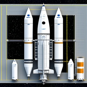 In The Image, There Are Three Space Shuttles On Display, Each With A Different Design