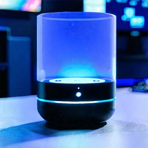Smart Home (device:1.33) With Glowing Screen With Blue White