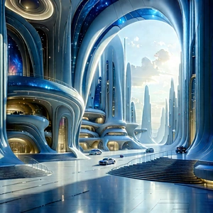 (futuristic:1.41) innovation hub
