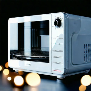 Innovative Smart Appliance Design With White Microwave
