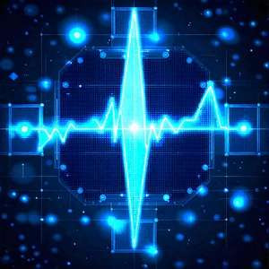 Tech Diagram Style: Innovative Medical Technology Design With Blue White