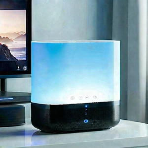 Smart home (device:1.36) with digital artwork