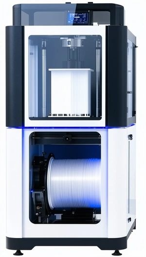 A Large White Machine Is Shown In The Image