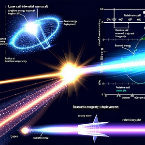 The Image Is A Diagram That Shows The Process Of Laser-assisted Interstellar Travel