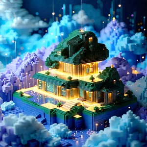 Cloud Computing Visualization With Large, Intricately