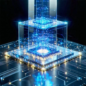 Quantum computer with data streams