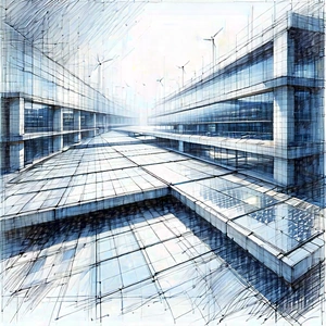 Innovative Renewable Energy Design With Drawing Large