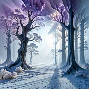 Abstract Infrared Photography: Chaos Represented Through Negative Space With Image, There