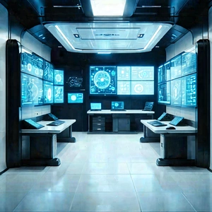 Healthcare Technology In Research Center With Image