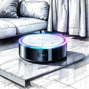 Smart Home (device:1.16) With Streaming Content With Black Silver