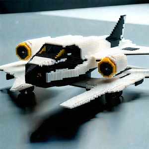 Aerospace Technology In Tech Office With White Model